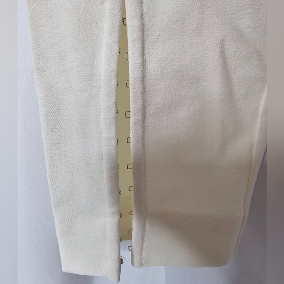 DEREK Lam 10 Crosby size 2 white pants with slit at hem NWOT - Picture 3 of 5